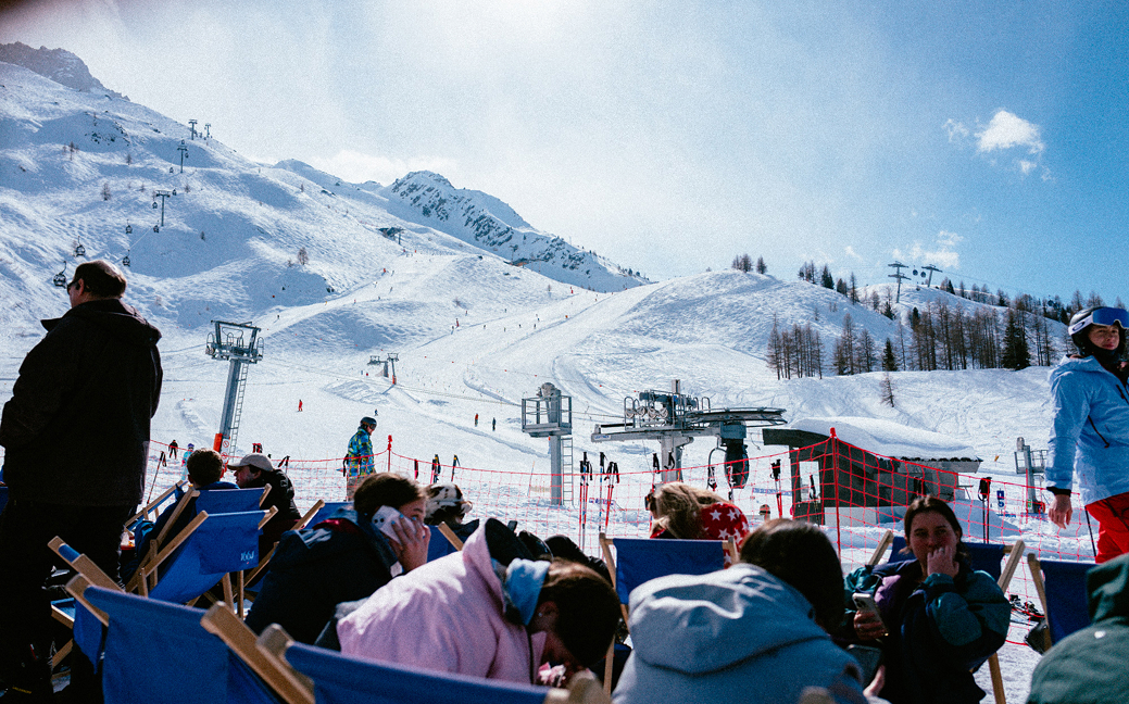 Bilde fra en skitur til Chamonix.